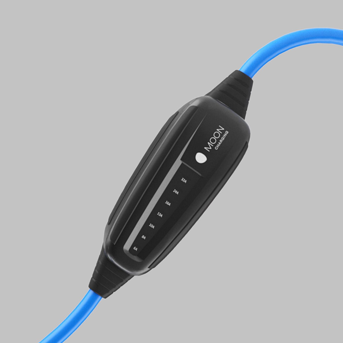 Close-up of a display of a POWER2Go cable