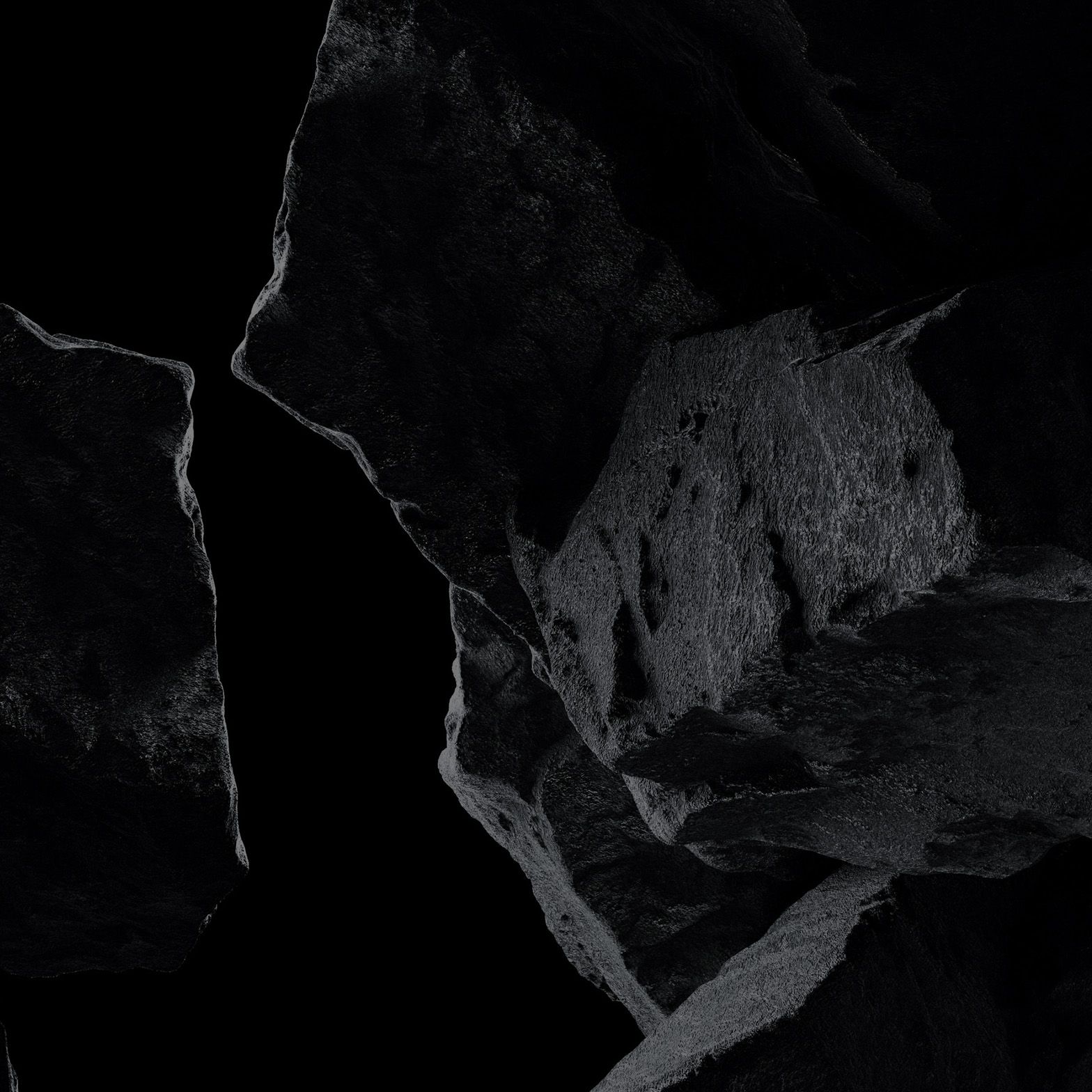 Dark boulders