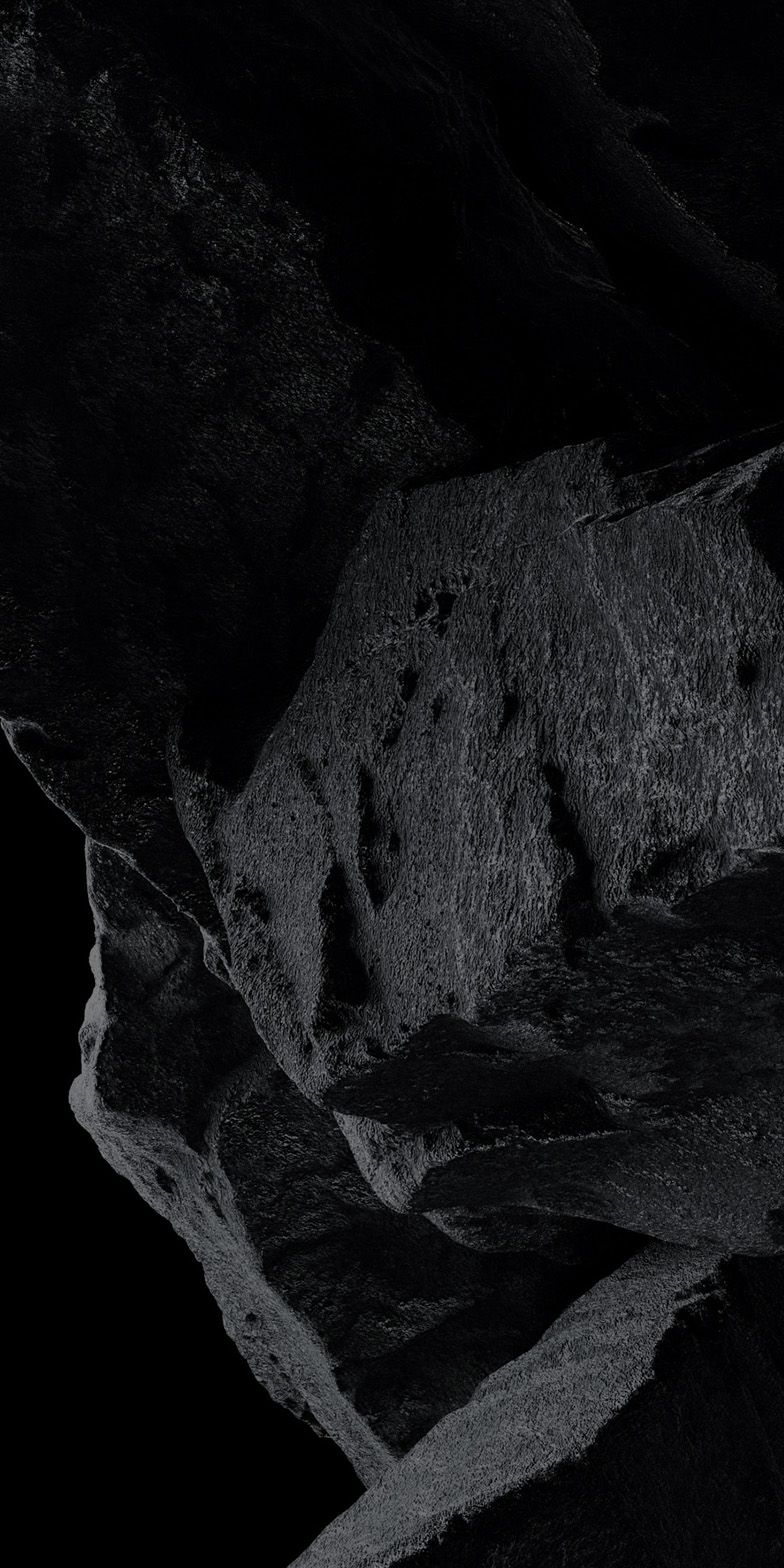 Dark boulders