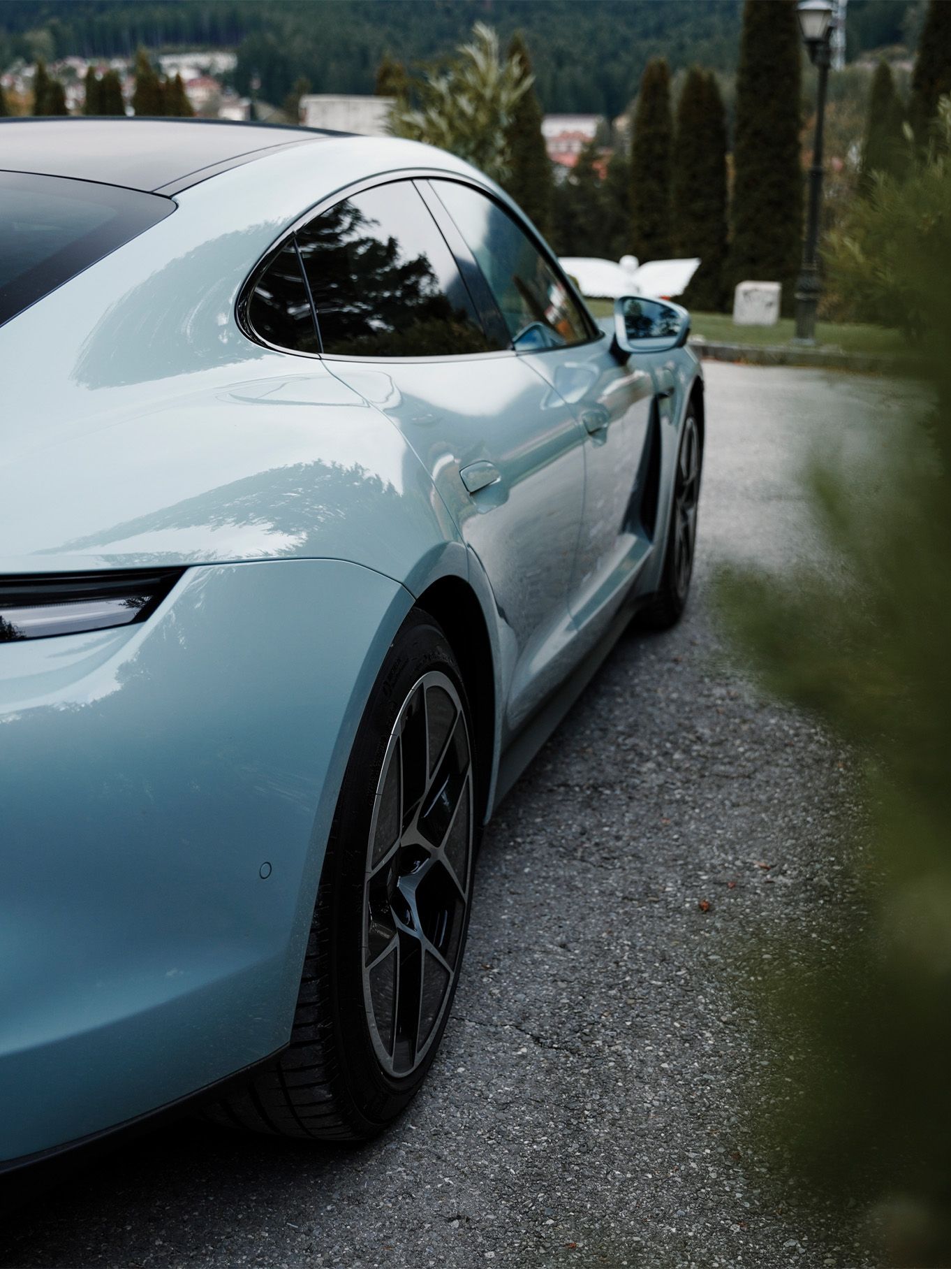 Car on a road