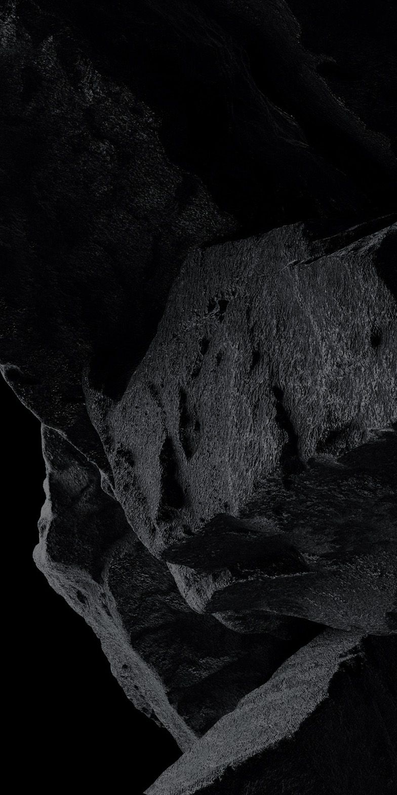 Dark boulders