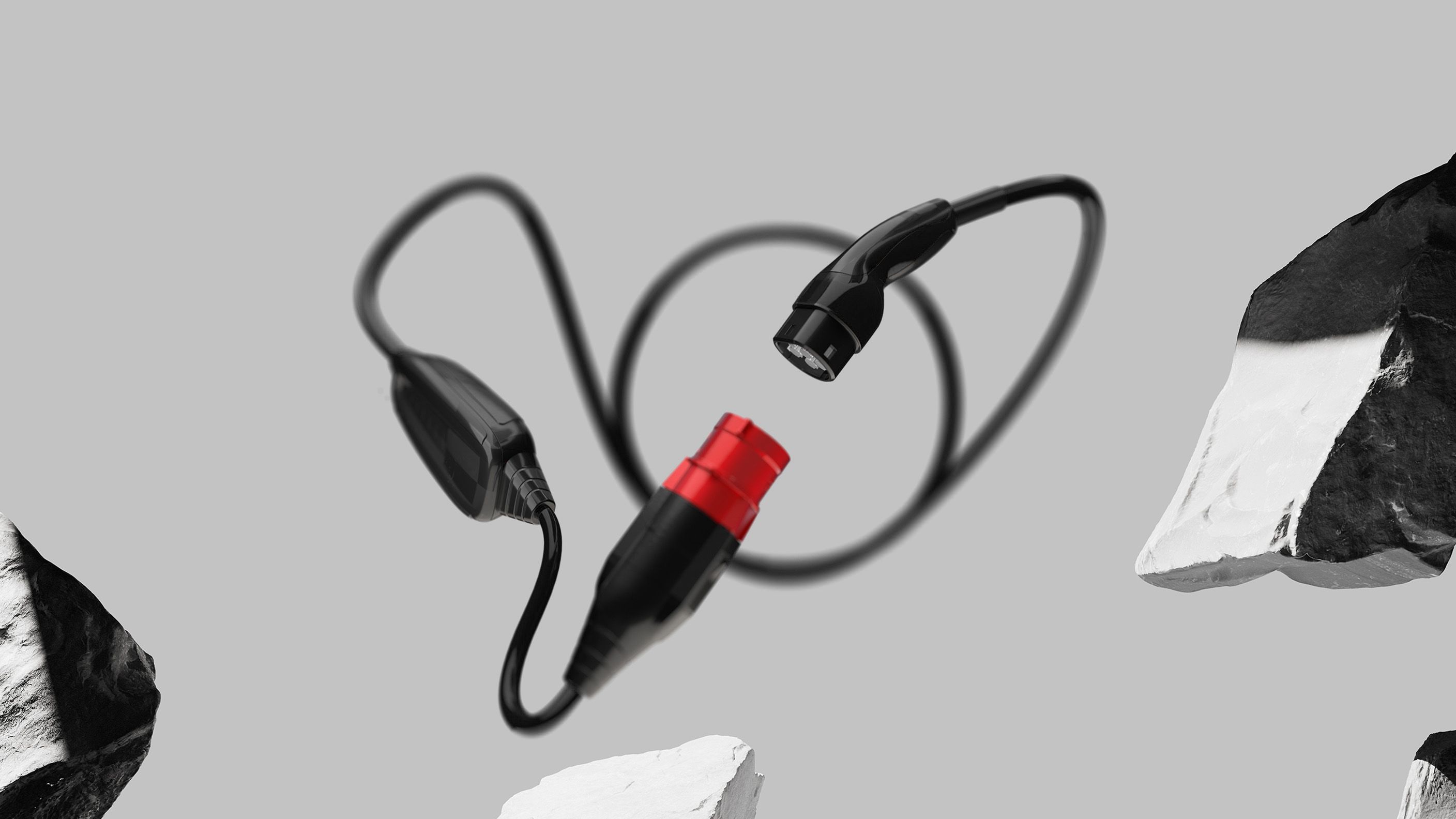 POWER2Go cable between boulders