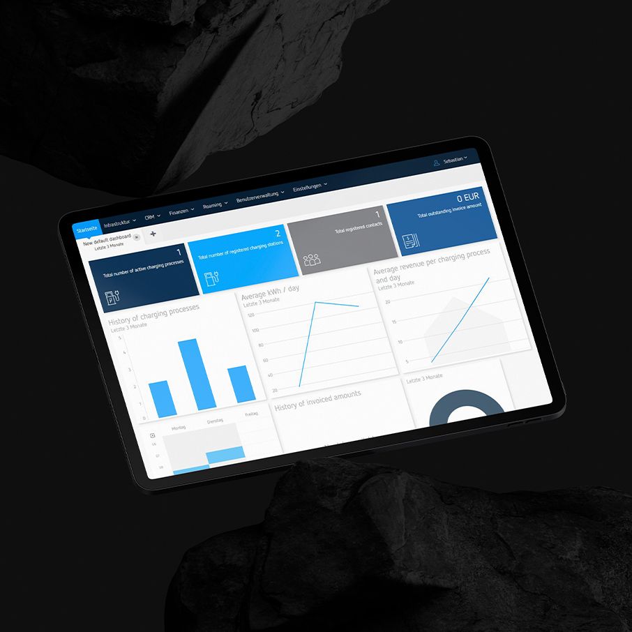 Tablet with active display
