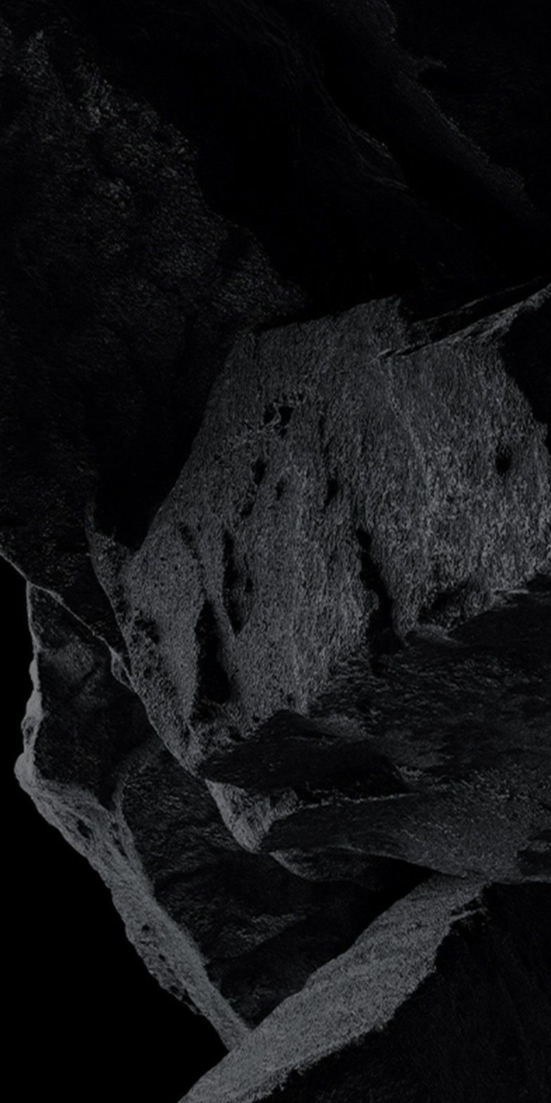 Dark boulders