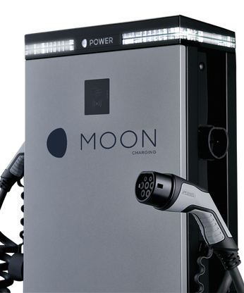 MOON POWER AC Charging station Public energised by Hardy Barth, close-up