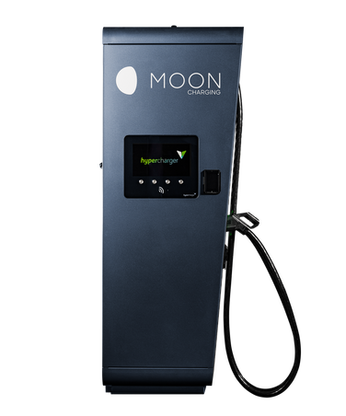 Charging Station POWER Charger 200 DC, Hypercharger HYC 200, from Alpitronic; side view