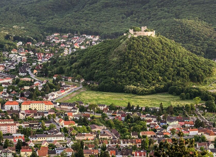 Town in Lower Austria Aerial view