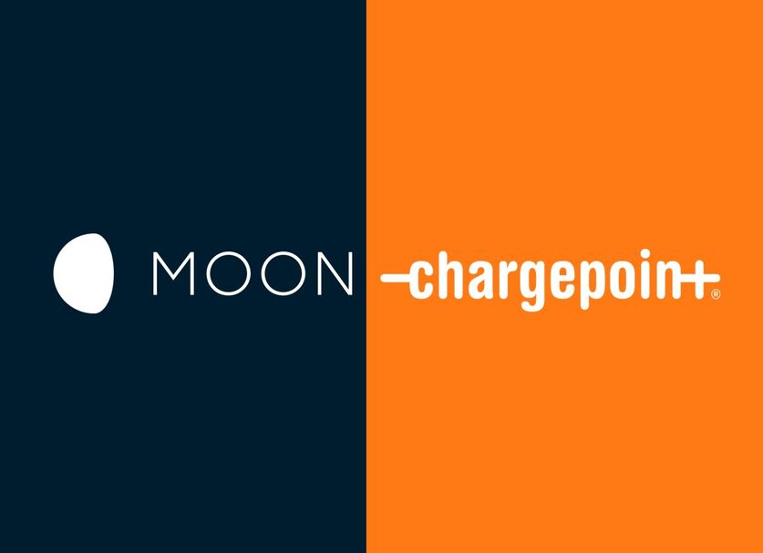 MOON and Chargepoint logos