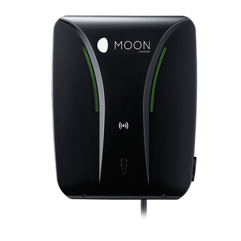 Elegant and smooth wallbox MOON Connect from Hardy Barth