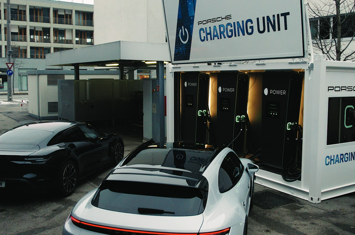 Mobile Charging Unit Container Porsche MOON POWER